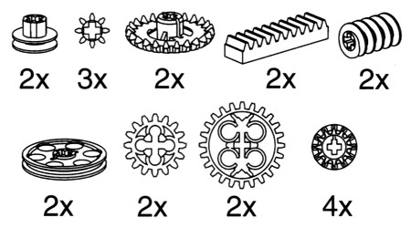 Lego Small Gear Wheels