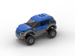 4X4 Blue with suspension