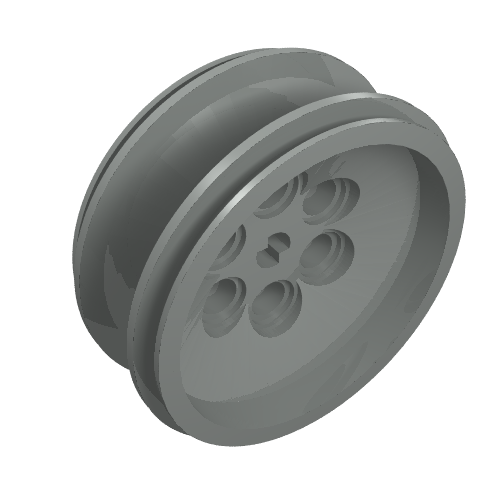 Lego Wheel 68.8 x 24 Model Team Type 2 [Notched Ring]
