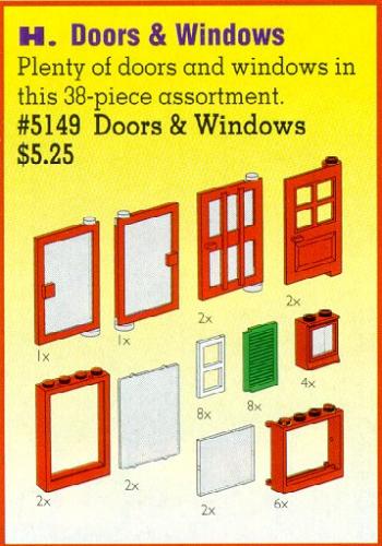 Lego Doors and Windows