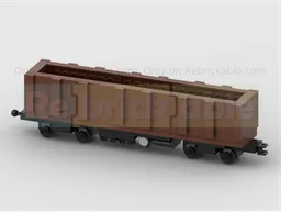 4-Wide Aggregate Stone Train Wagon