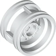 Wheel 30.4 x 20 without Pinholes, with Reinforced Rim / White