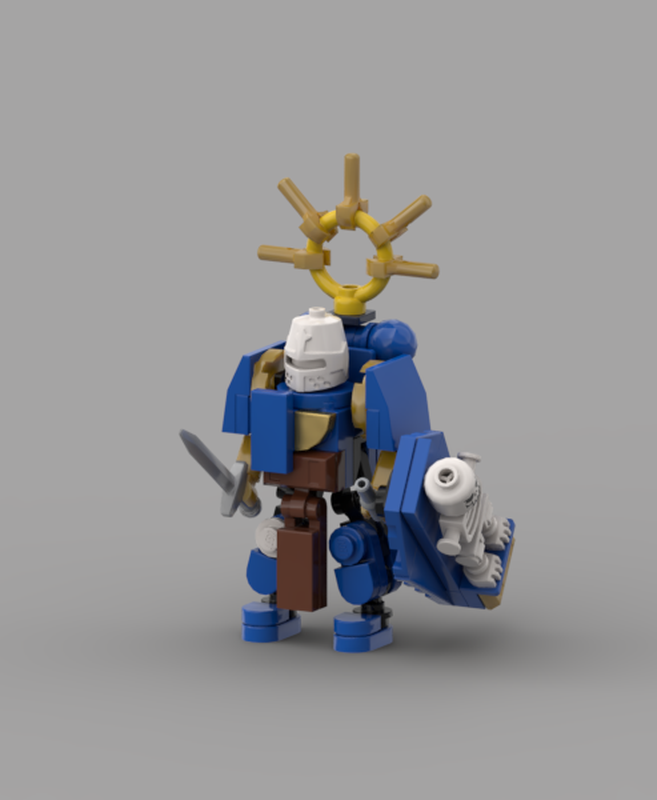 Lego Captain with relic shield ULTRAMARINES