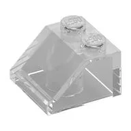 Brick Sloped 45° 2 x 2 / Trans-Clear