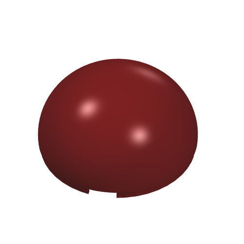 Lego Dome Hemisphere 4 x 4 / Dark Red