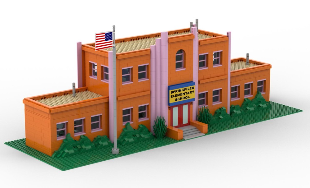 Lego Springfield Elementary School - Ecole Elementaire de Springfield