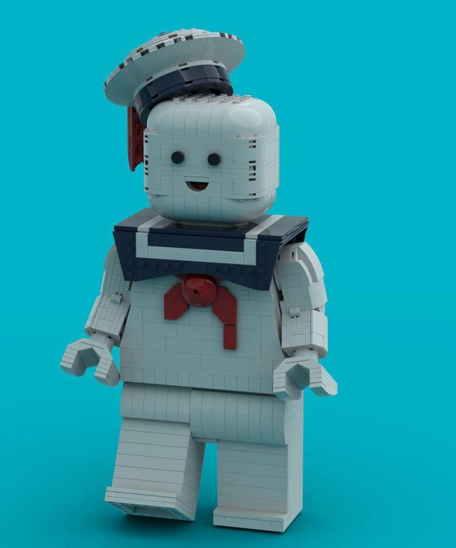 Lego Stay Puft (articulated maxifig)