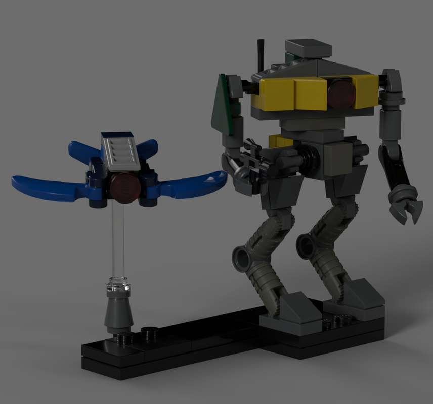 Lego Borderlands Hyperion Gun Loader and Surveyor