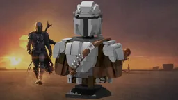 The Mandalorian Head Stand