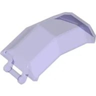 Windscreen 4 x 4 x 4 2/3 with Handle / Trans-Purple