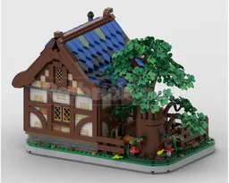 Medieval Castle: House (with Tree)