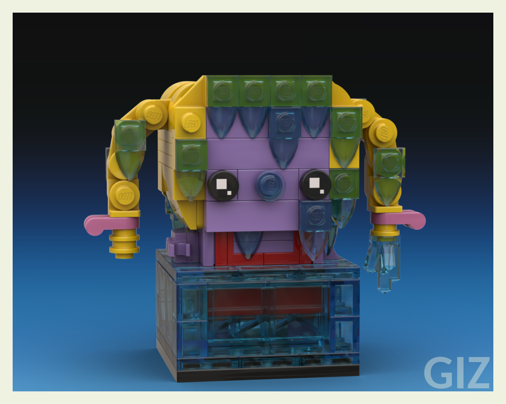 Lego Chillie Millie - Garbage Pail BricKidz MOC