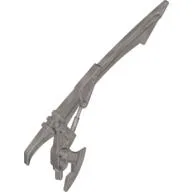 Large Figure Weapon Blade, Hook (Chirox) / Pearl Light Gray