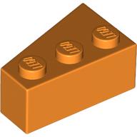 Lego Brick Wedged, Angled 3 x 2 Right / Orange