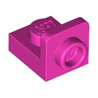 Lego Bracket 1 x 1 - 1 x 1 Inverted / Dark Pink