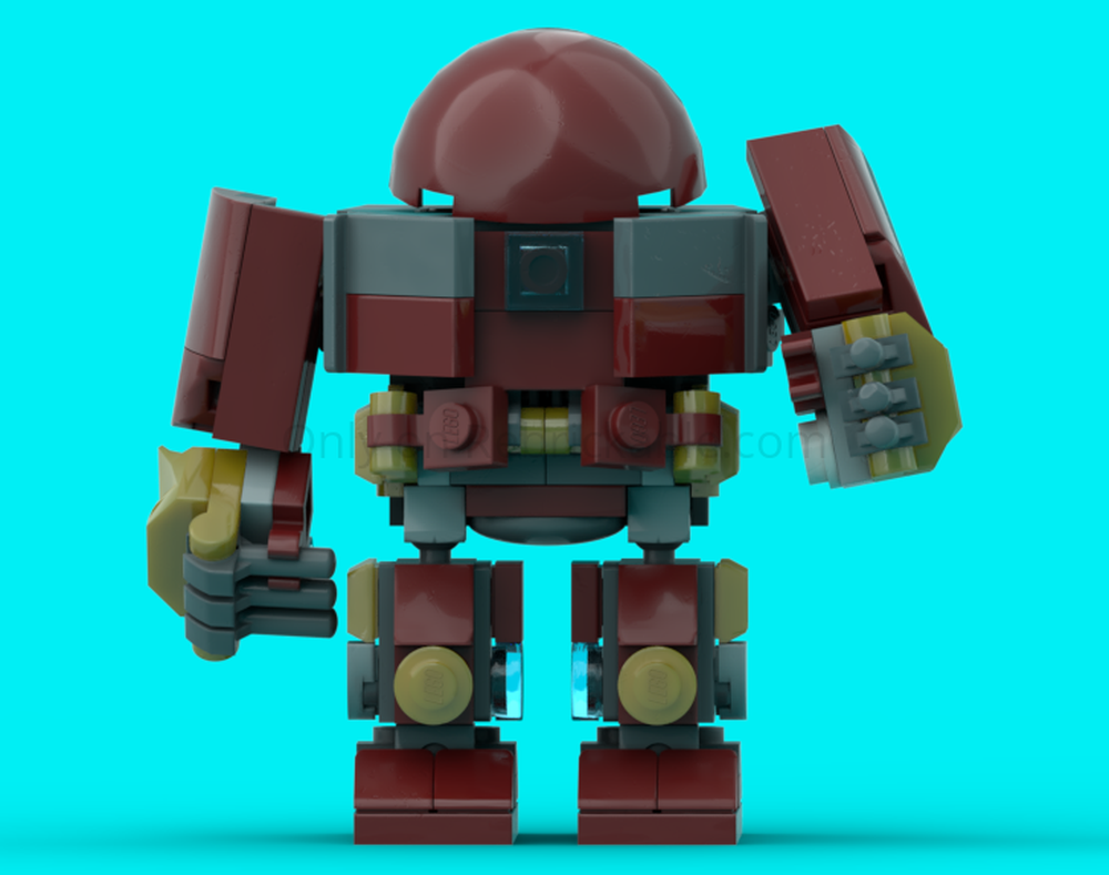 Lego Minifig scale Hulkbuster MK2
