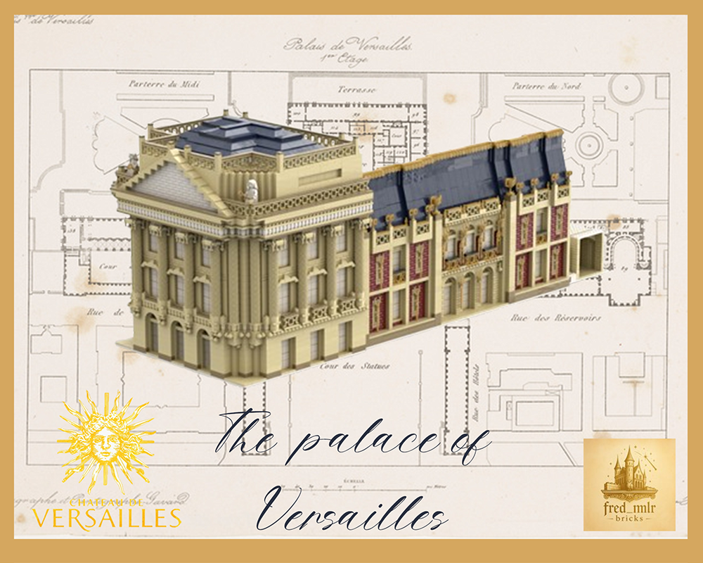Lego Château de Versailles part 3 - LEGO Model (4215 pieces)
