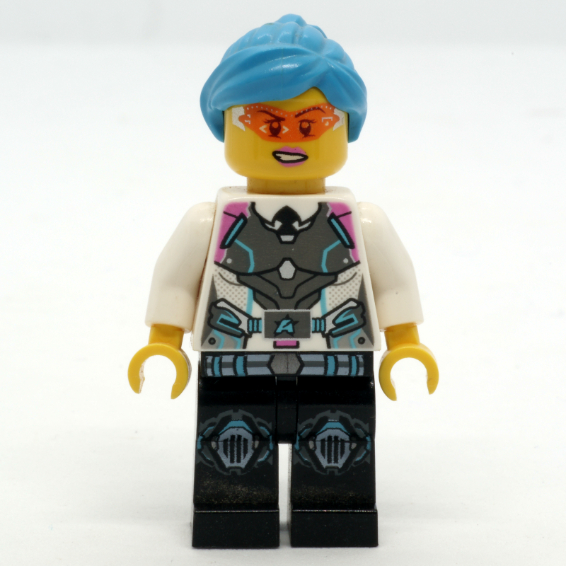 Lego Agent Caila Phoenix with Dark Azure Hair