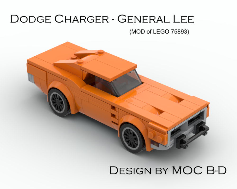 Lego Dukes of Hazzard Dodger Charger - General Lee