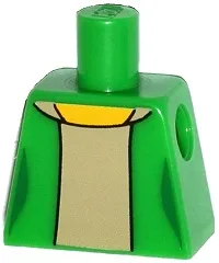Torso Simpsons Female Jacket over Tan Shirt Pattern / Bright Green