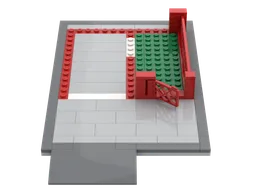 Plate for LEGO Set 0361 - Garage