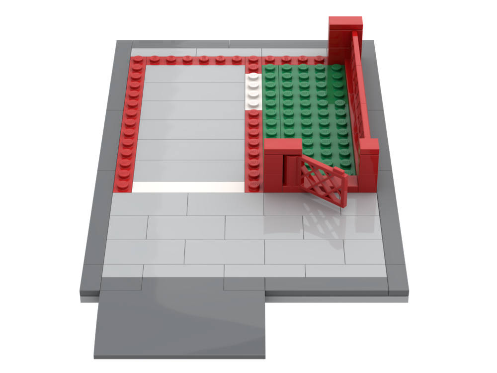 Lego Plate for LEGO Set 0361 - Garage
