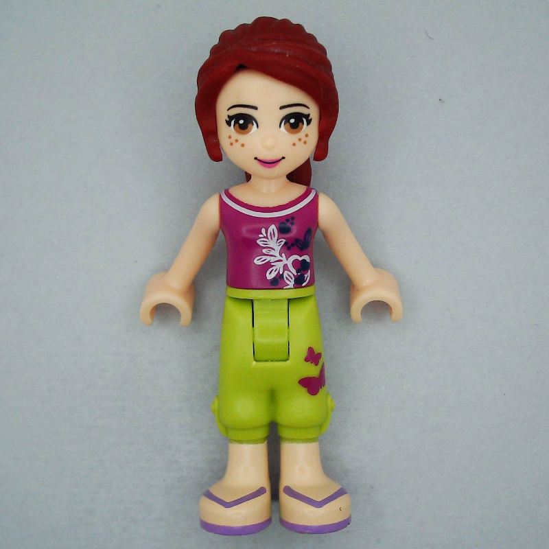 Lego Mia - Magenta Top, Lime Trousers