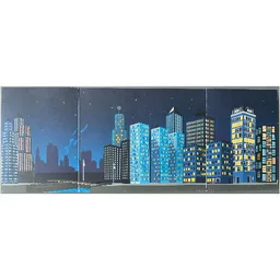 Backdrop for Set 1349 (Nighttime City) / [No Color/Any Color]