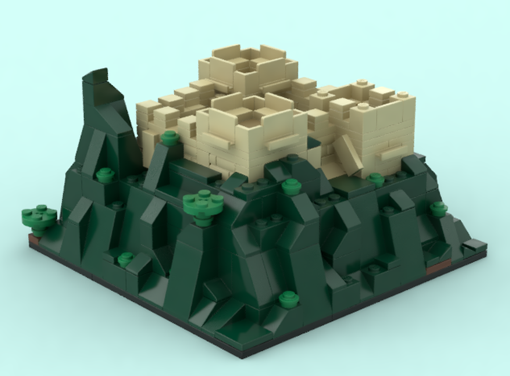 Lego Temple in the jungle