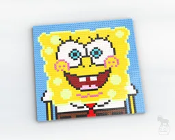 SpongeBob SquarePants Brick Art Mosaic