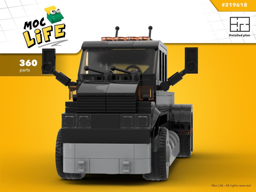 Lego Chevrolet Kodiak C4500 6 doors cab custom dually