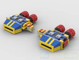 Modular Manta Mk IV Flat-Twin Turbojet Engines