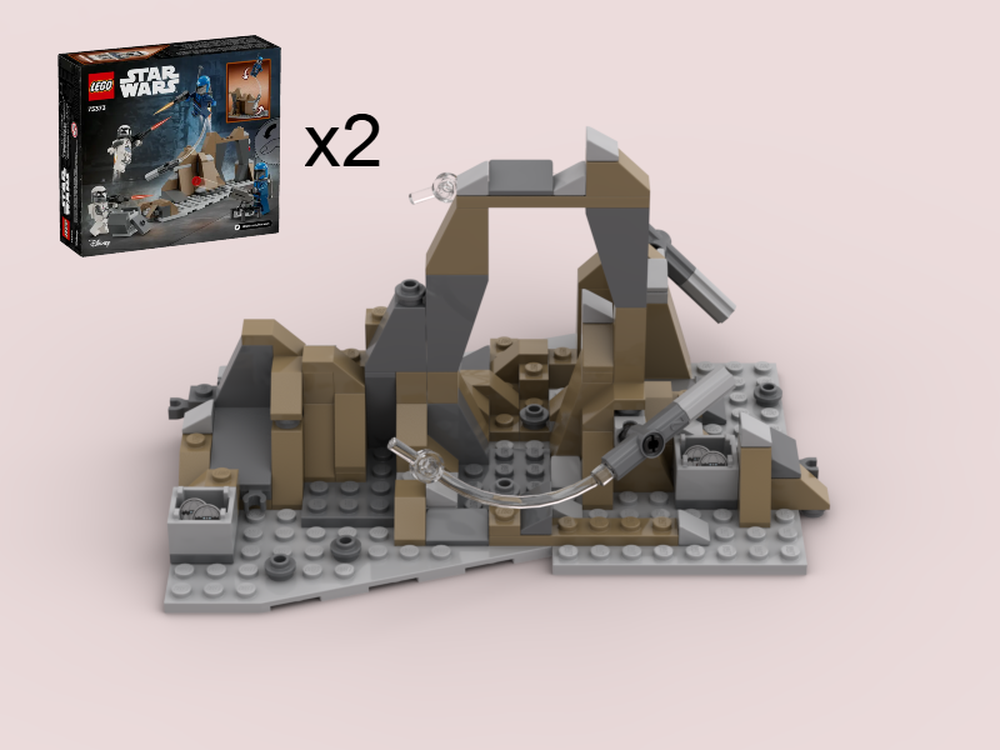 Lego 2x Ambush On Mandalore Battle Pack Alternate Build