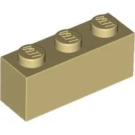 Brick 1 x 3 / Tan