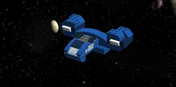 Blue Spaceship