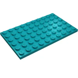 Plate 6 x 10 / Dark Turquoise