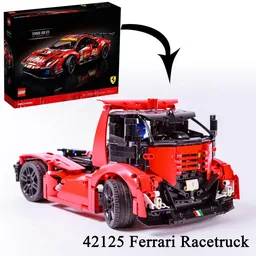 Ferr ari Racetruck (42125 Ferr ari 488 GTE c-model)