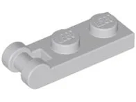 Plate Special 1 x 2 with Handle on End [Closed Ends] / Light Bluish Gray