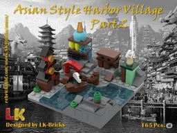Asian Style Harbor Village Diorama - Part 2