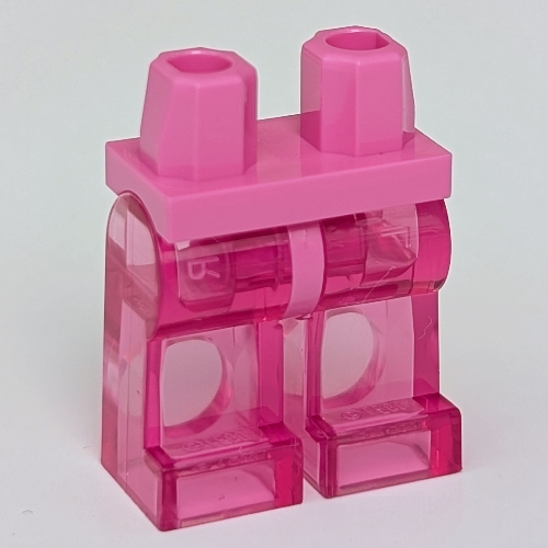 Lego Hips and Trans-Dark Pink Legs / Dark Pink