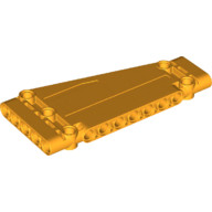 Lego Technic Panel 5 x 11 x 1 Tapered / Bright Light Orange