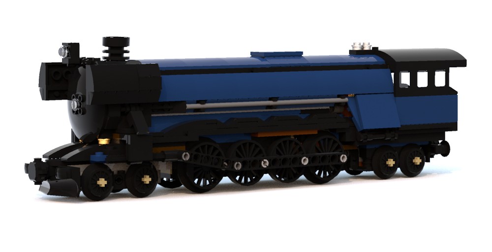 Lego Blue Steam Locomotive