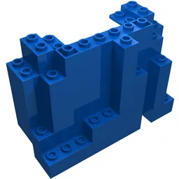 Rock Panel Rectangular 4 x 10 x 6 / Blue