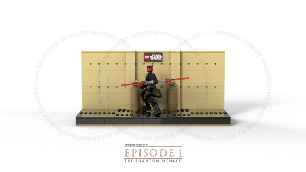 Lego Episode I Diorama : Duel with D.Maul