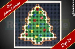 Day 24 - Christmas Cookie - Dots Advent Calendar