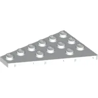 Wedge Plate 6 x 4 Left / White