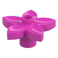 Lego Duplo Plant, Flower with 1 Top Stud / Dark Pink