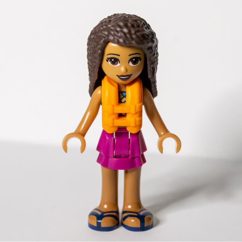 Lego Andrea - Magenta Top, Magenta Skirt