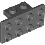 Bracket 1 x 2 - 2 x 4 / Dark Bluish Gray