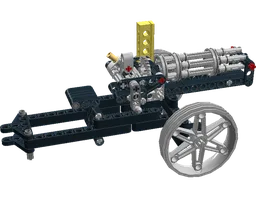 Gatling machine gun